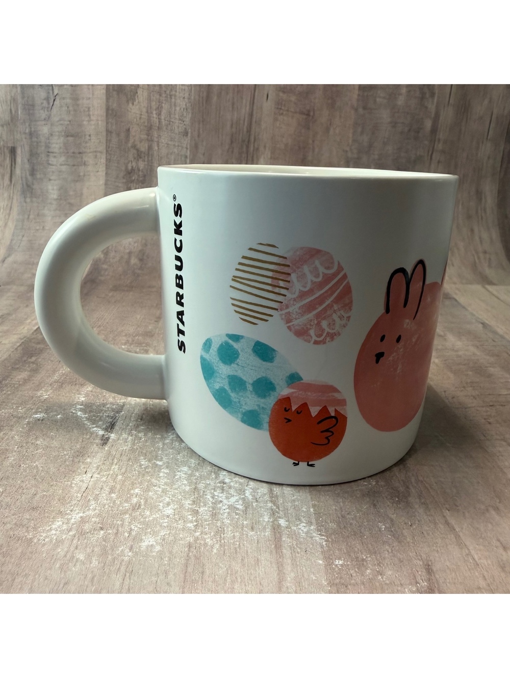 Starbucks 2019 Spring Easter Bunny Chick Eggs Mug 12 oz. Coffee Cup